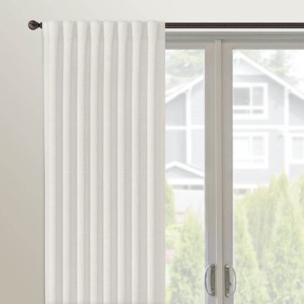 Rideaux à languettes arrière « décorateur » sur mesure