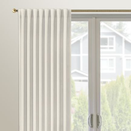 Rideaux à languettes arrière « décorateur » sur mesure