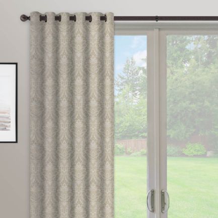 Rideaux à languettes arrière « décorateur » sur mesure