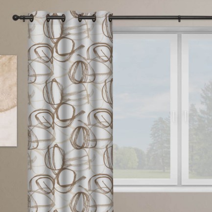Rideaux à œillets « décorateur » sur mesure