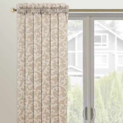 Rideaux à passe-tringle « décorateur » sur mesure