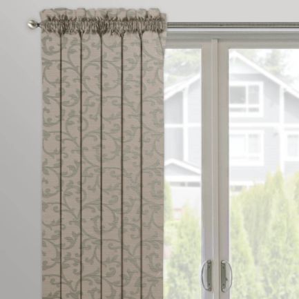 Rideaux à passe-tringle « décorateur » sur mesure