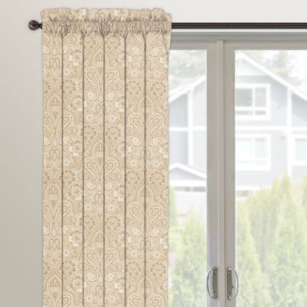 Rideaux à passe-tringle « décorateur » sur mesure