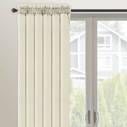 Rideaux à passe-tringle « décorateur » sur mesure
