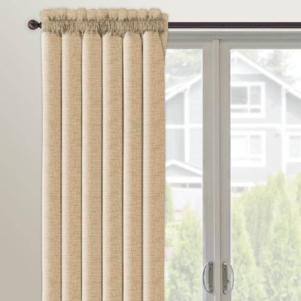 Rideaux à passe-tringle « décorateur » sur mesure