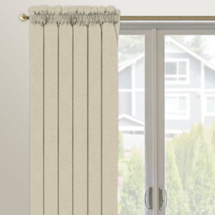 Rideaux à passe-tringle « décorateur » sur mesure