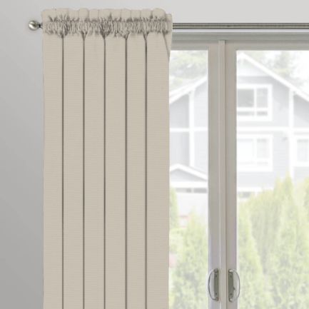 Rideaux à passe-tringle « décorateur » sur mesure