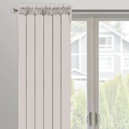 Rideaux à passe-tringle « décorateur » sur mesure