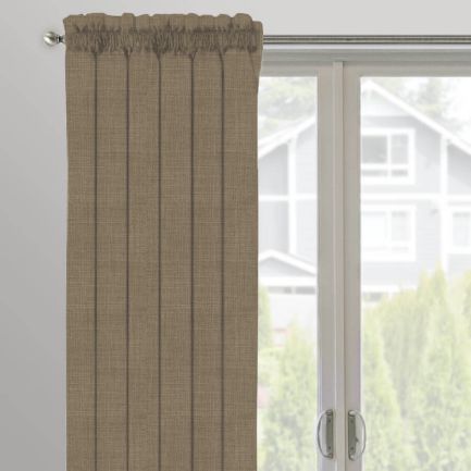 Rideaux à passe-tringle « décorateur » sur mesure
