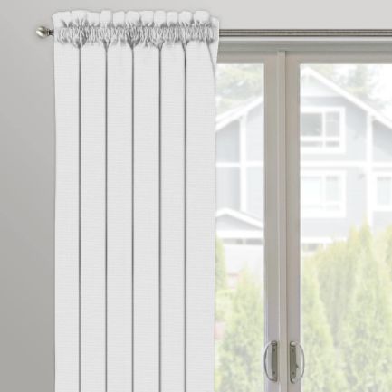 Rideaux à passe-tringle « décorateur » sur mesure