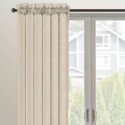 Rideaux à passe-tringle « décorateur » sur mesure
