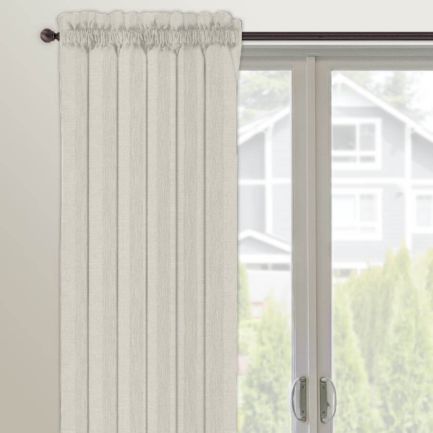 Rideaux à passe-tringle « décorateur » sur mesure