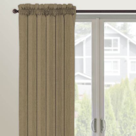 Rideaux à passe-tringle « décorateur » sur mesure