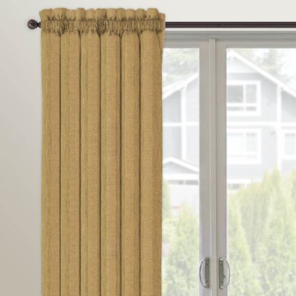 Rideaux à passe-tringle « décorateur » sur mesure
