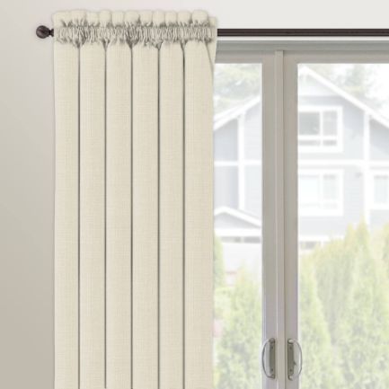 Rideaux à passe-tringle « décorateur » sur mesure