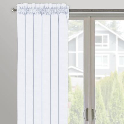 Rideaux à passe-tringle « décorateur » sur mesure