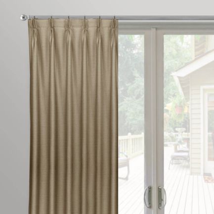 Rideaux plissés « décorateur » sur mesure
