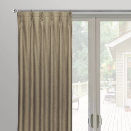Rideaux plissés « décorateur » sur mesure