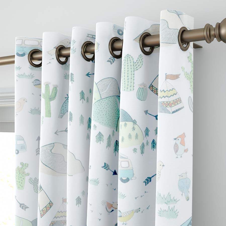 Rideaux pour enfants petits explorateurs 1458