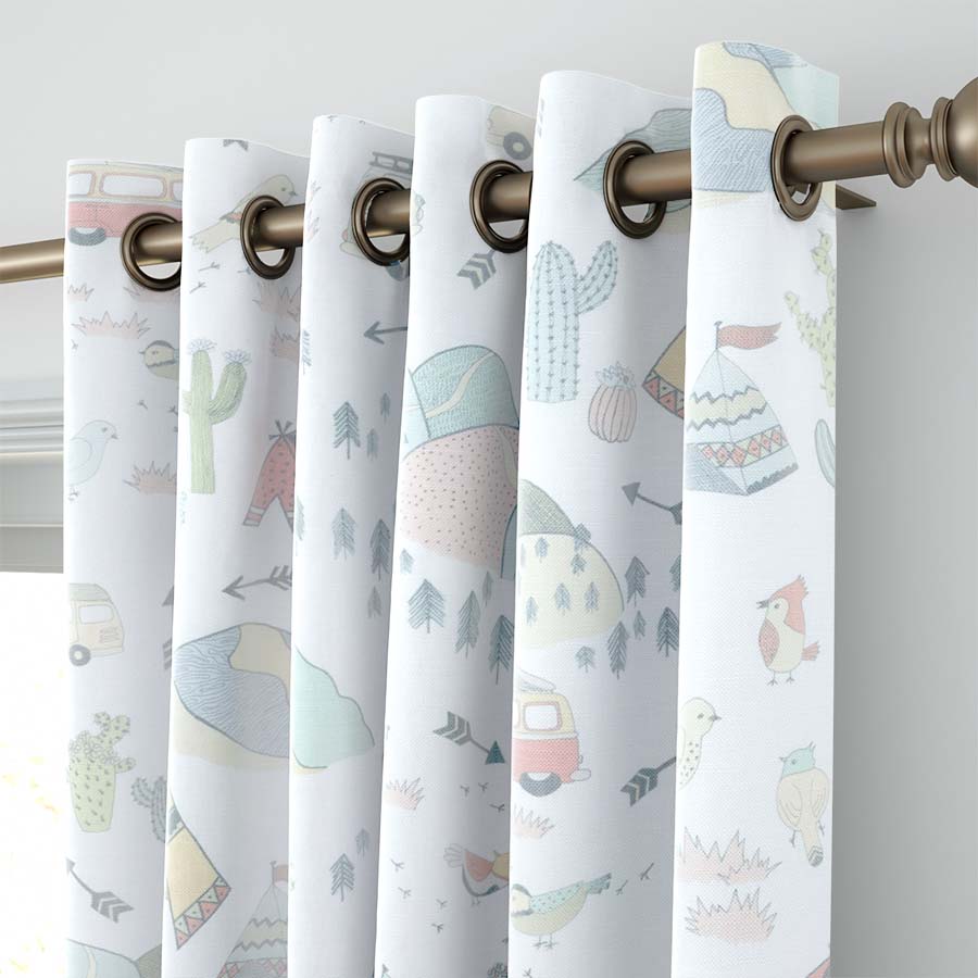 Rideaux pour enfants petits explorateurs 1458