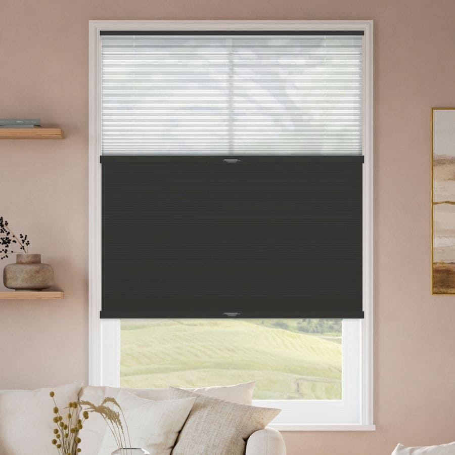 Select Two Fabric Top-Down Bottom-Up Blackout Cellular Shades 1516