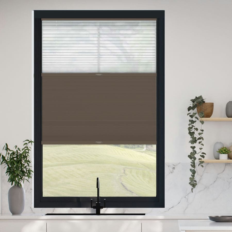 Select Two Fabric Top-Down Bottom-Up Blackout Cellular Shades 1516