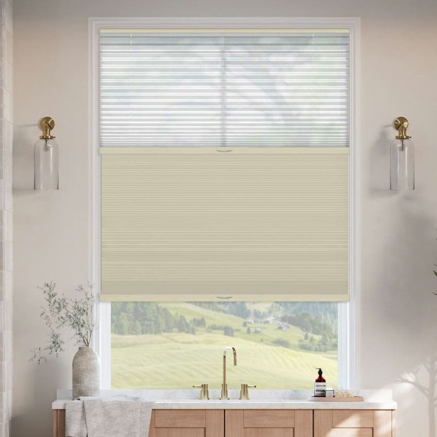 Select Two Fabric Top-Down Bottom-Up Blackout Cellular Shades 1516