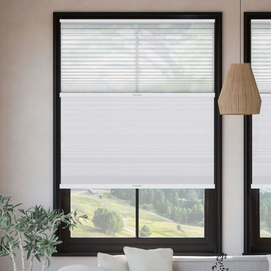 Select Two Fabric Top-Down Bottom-Up Blackout Cellular Shades 1516