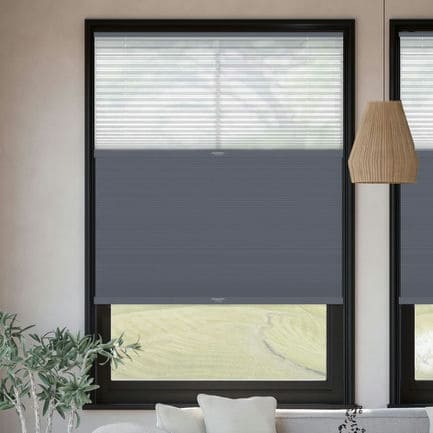 Select Two Fabric Top-Down Bottom-Up Blackout Cellular Shades 1516