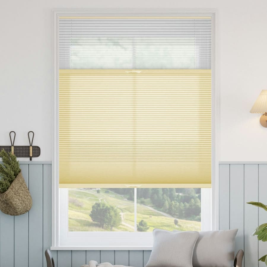 Select Two Fabric Top-Down Bottom-Up Light Filtering Cellular Shades 1515