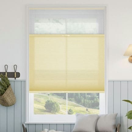 Select Two Fabric Top-Down Bottom-Up Light Filtering Cellular Shades 1515
