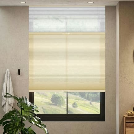Select Two Fabric Top-Down Bottom-Up Light Filtering Cellular Shades 1515