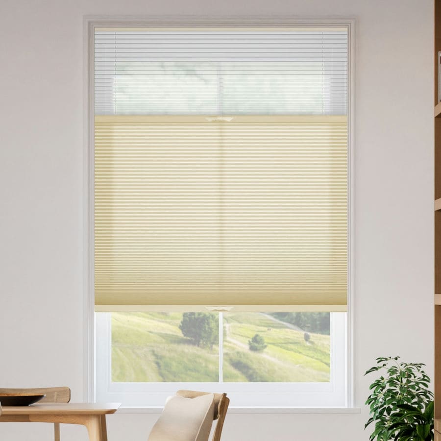 Select Two Fabric Top-Down Bottom-Up Light Filtering Cellular Shades 1515