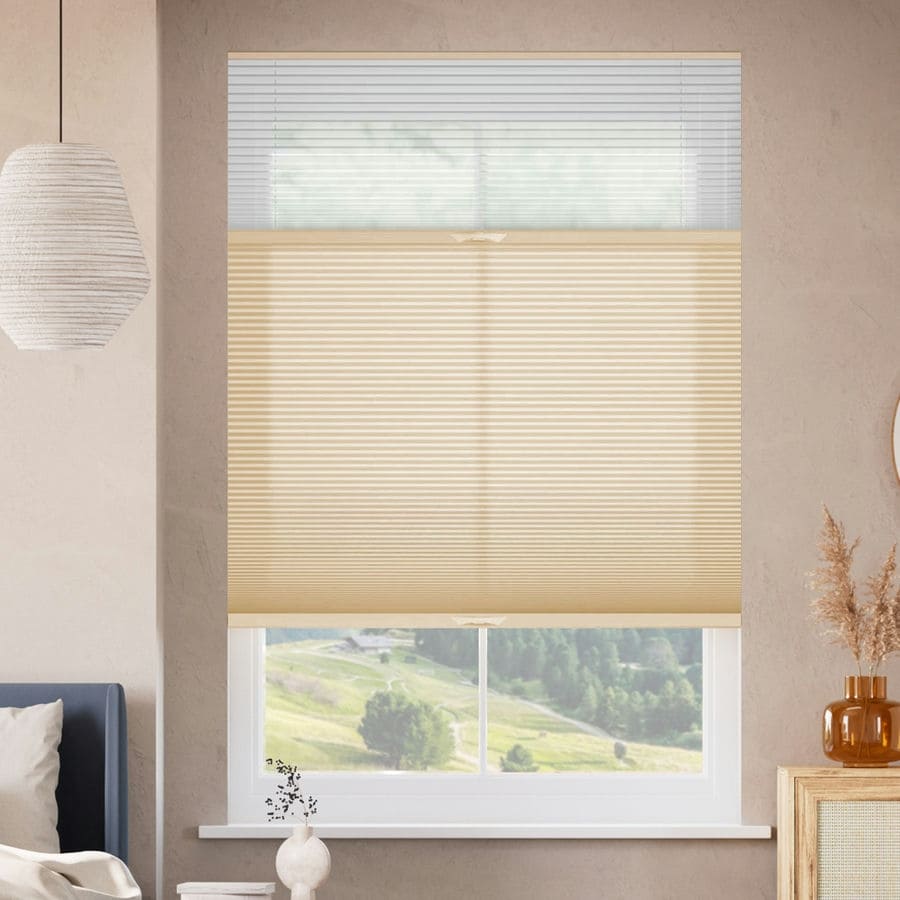 Select Two Fabric Top-Down Bottom-Up Light Filtering Cellular Shades 1515