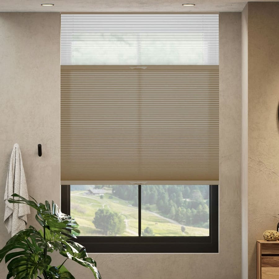 Select Two Fabric Top-Down Bottom-Up Light Filtering Cellular Shades 1515