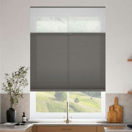 Select Two Fabric Top-Down Bottom-Up Light Filtering Cellular Shades 1515