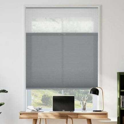 Select Two Fabric Top-Down Bottom-Up Light Filtering Cellular Shades 1515