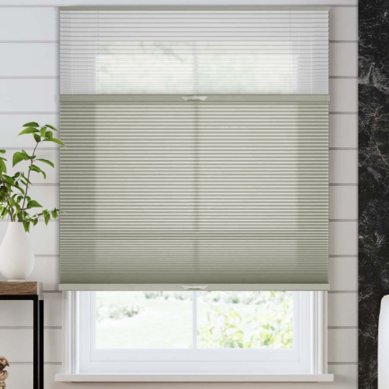 Select Two Fabric Top-Down Bottom-Up Light Filtering Cellular Shades 1515