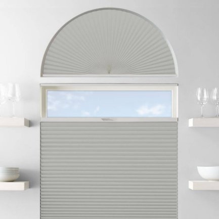 Single Cell Blackout Arch Window Shades 1278