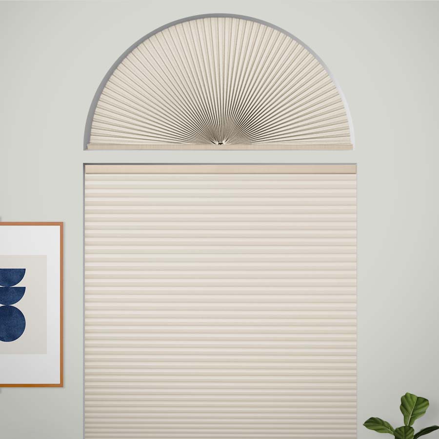 Single Cell Blackout Arch Window Shades 1278