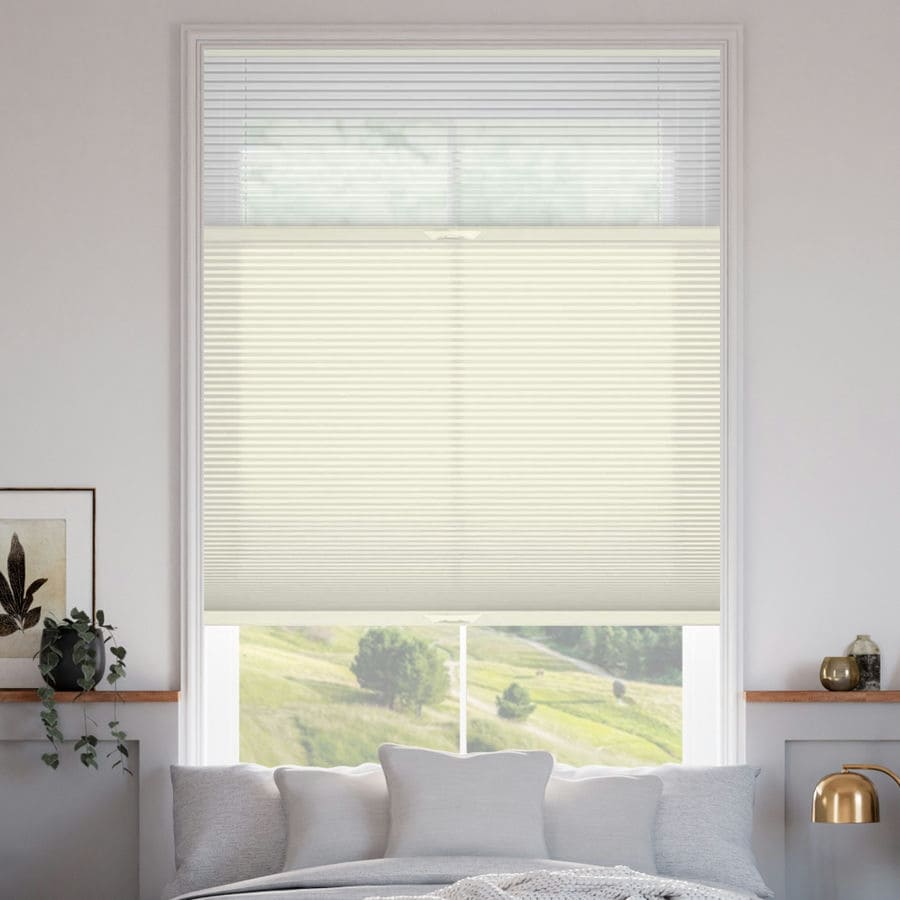 Stores cellulaires filtres de lumière descendants/ascendants à deux tissus Selects 1515