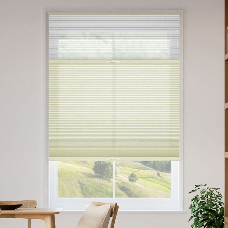 Stores cellulaires filtres de lumière descendants/ascendants à deux tissus Selects 1515