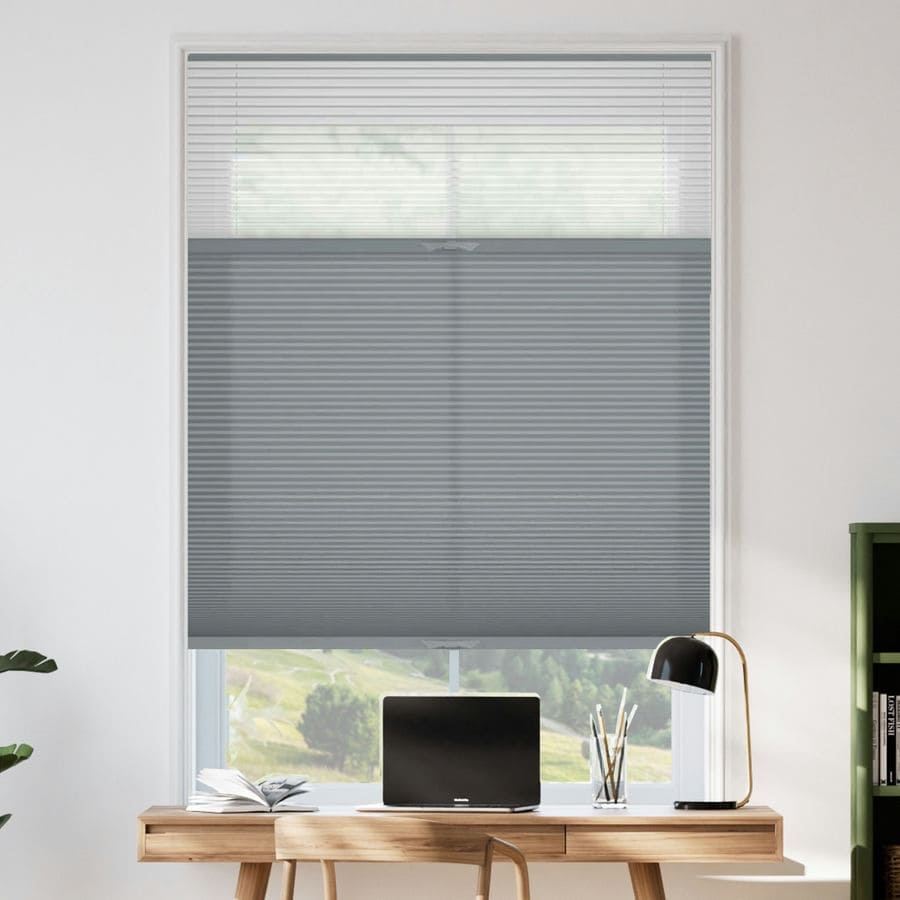 Stores cellulaires filtres de lumière descendants/ascendants à deux tissus Selects 1515