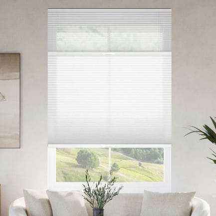 Stores cellulaires filtres de lumière descendants/ascendants à deux tissus Selects 1515