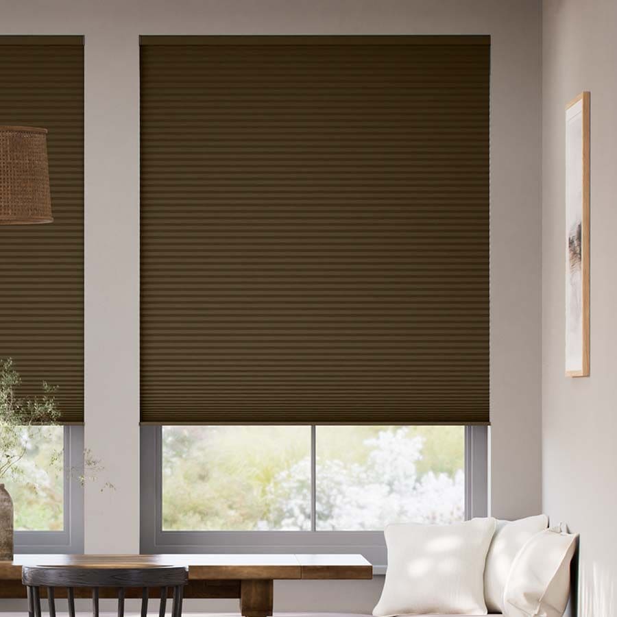 Stores cellulaires noircissants à cellule double avantage plus de 1/2 po 1114