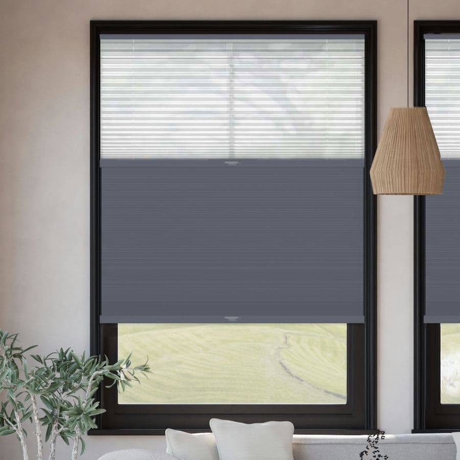 Stores cellulaires noircissants descendants/ascendants à deux tissus Selects 1516