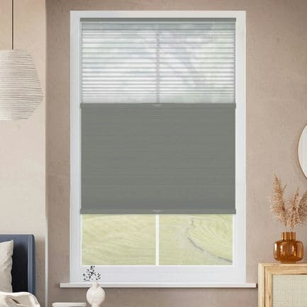 Stores cellulaires noircissants descendants/ascendants à deux tissus Selects 1516