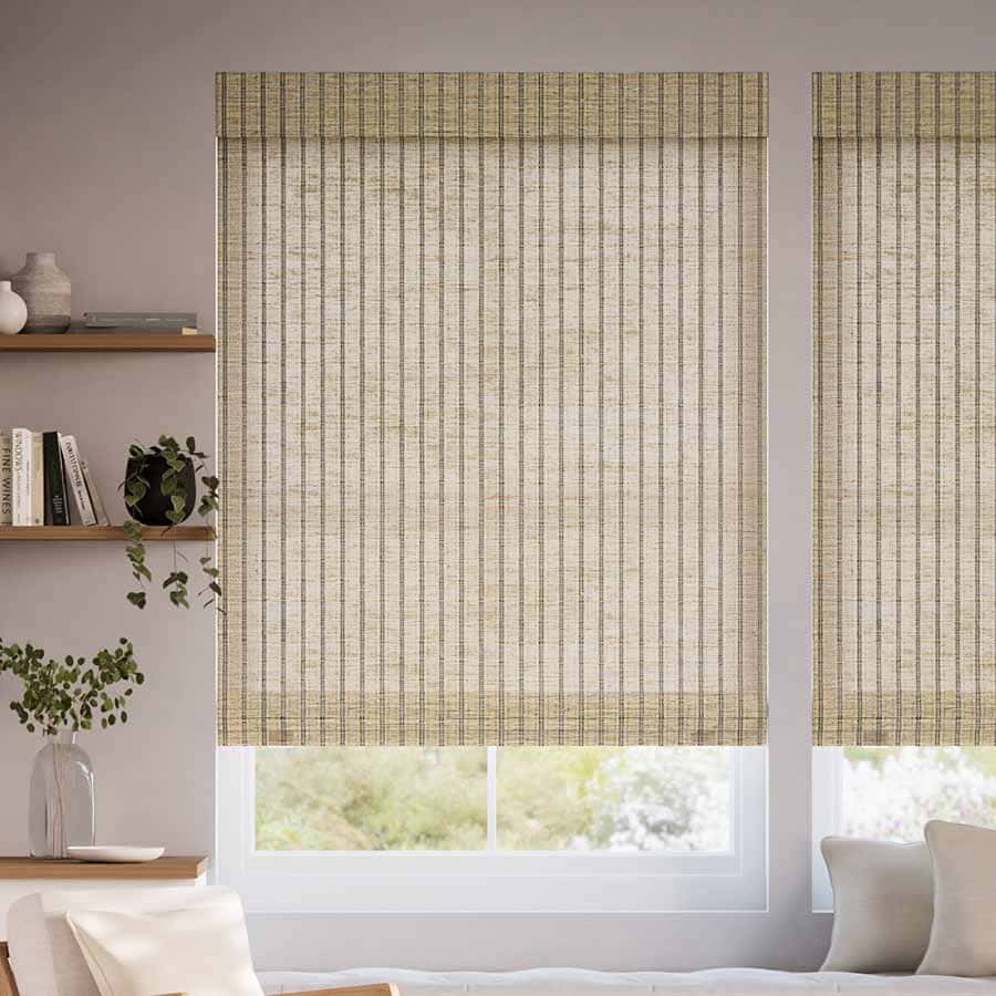 Stores en bambou/bois tissé de luxe 1499
