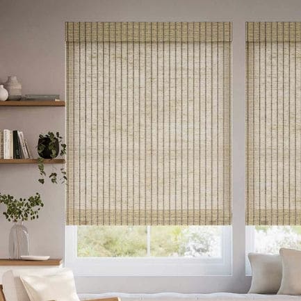 Stores en bambou/bois tissé de luxe