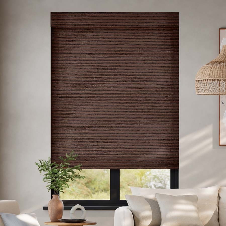 Stores en bambou/bois tissé de luxe 1499